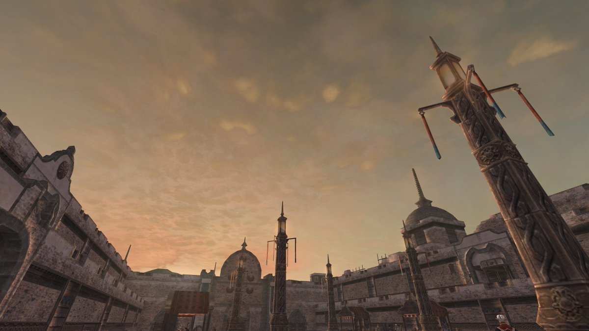SUNOK_GAMES's tweet photo. 夕暮れのバルラーン大通り
#FF11 https://t.co/JN2qKqCL2R
