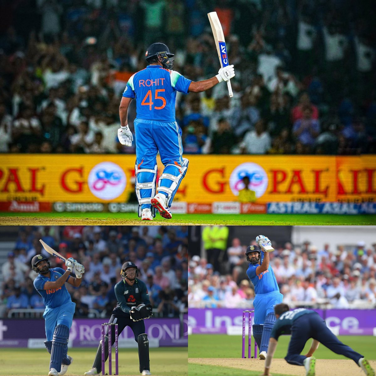Shebas_10dulkar's tweet photo. Most ODI Centuries in England (Inngs)

10 - Joe Root (90)🏴󠁧󠁢󠁥󠁮󠁧󠁿
  8 - M Trescothick (60)🏴󠁧󠁢󠁥󠁮󠁧󠁿
  7 - Rohit Sharma (27)🇮🇳
  7 - Jonny Bairstow (58)🏴󠁧󠁢󠁥󠁮󠁧󠁿
  6 - Jason Roy (59)🏴󠁧󠁢󠁥󠁮󠁧󠁿
  6 - Eoin Morgan (111)🏴󠁧󠁢󠁥󠁮󠁧󠁿
  5 - Graham Gooch (45)🏴󠁧󠁢󠁥󠁮󠁧󠁿
  5 - Jos Buttler (73)🏴󠁧󠁢󠁥󠁮󠁧󠁿

The Hitman Returns in Just 4 Days 🔥 https://t.co/MwELxX7ZZw
