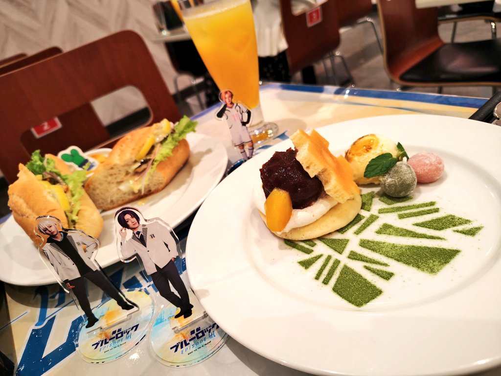 amy4kmst's tweet photo. ブルステコラボカフェ🥪🥞🫖 https://t.co/Ub1koFCcUb