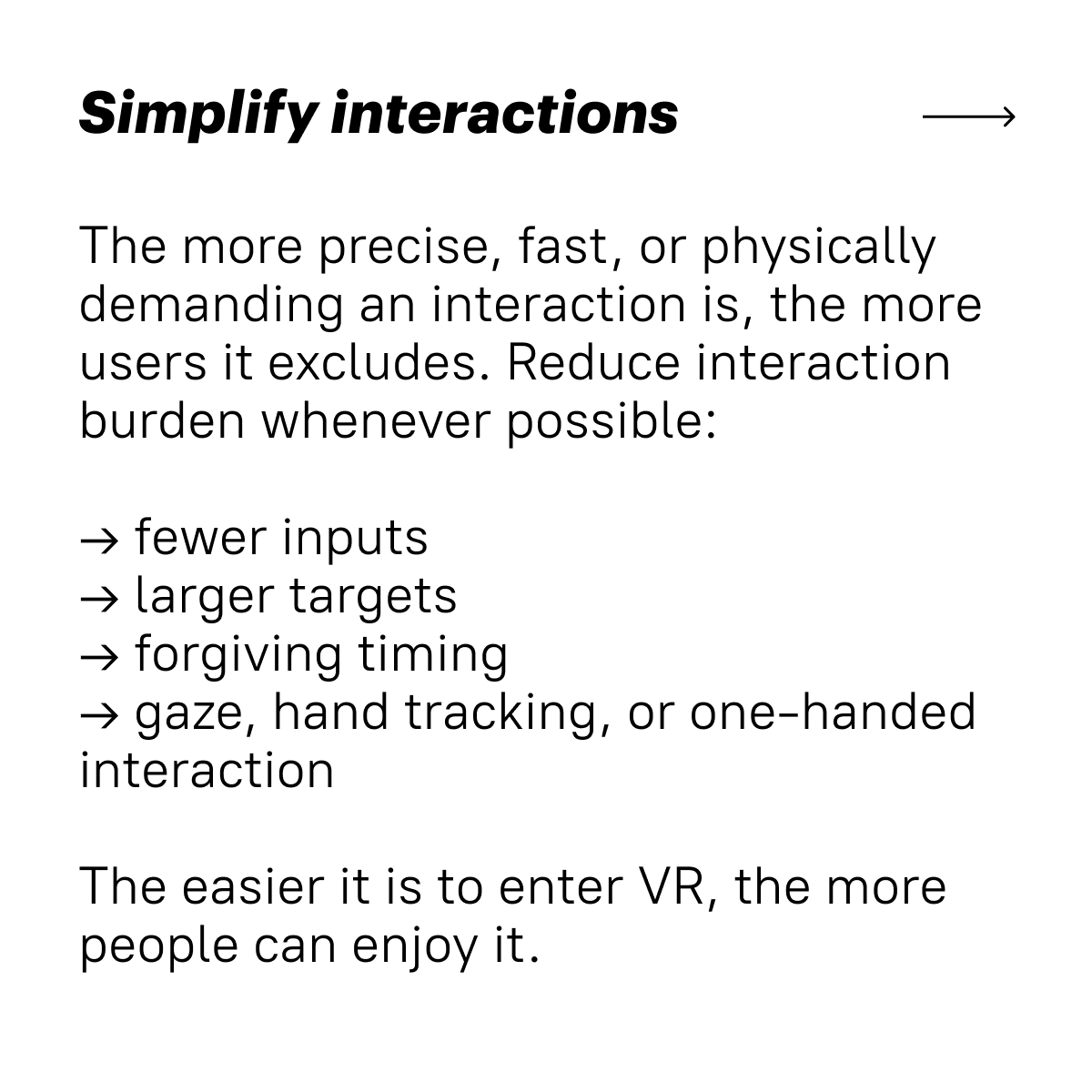 JetStyle3's tweet photo. Together with Amaia Etxabe Antia from the Design Innovation Center, Mondragon University, we explored what actually makes VR accessible for first-time users.

Here are 5 practical design decisions we use when creating XR experiences that are easy to enter, understand, and enjoy: https://t.co/zhrLqsedal