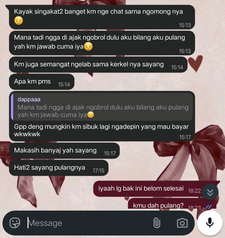 aylavuu's tweet photo. i know its a bad habit 😔 
entah knp tbtb ga mau interaksi sm dia, pms jg engga, ky males buat balesin padahal he didn't do anything wrong at all 
trs aku blg mau sndiri dulu😭 knp ya jd cw ko aneh efek cape kali ya? https://t.co/DXyXDWQECh