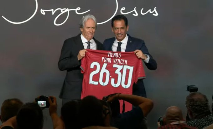 CabineSport's tweet photo. Jorge Jesus: "Quero que todos os jogadores percebam que se querem ganhar têm de pagar o preço. A minha ideia do jogo não tem nada que ver com o que era a ideia da Seleção. Zero." https://t.co/nmdemAX4WV