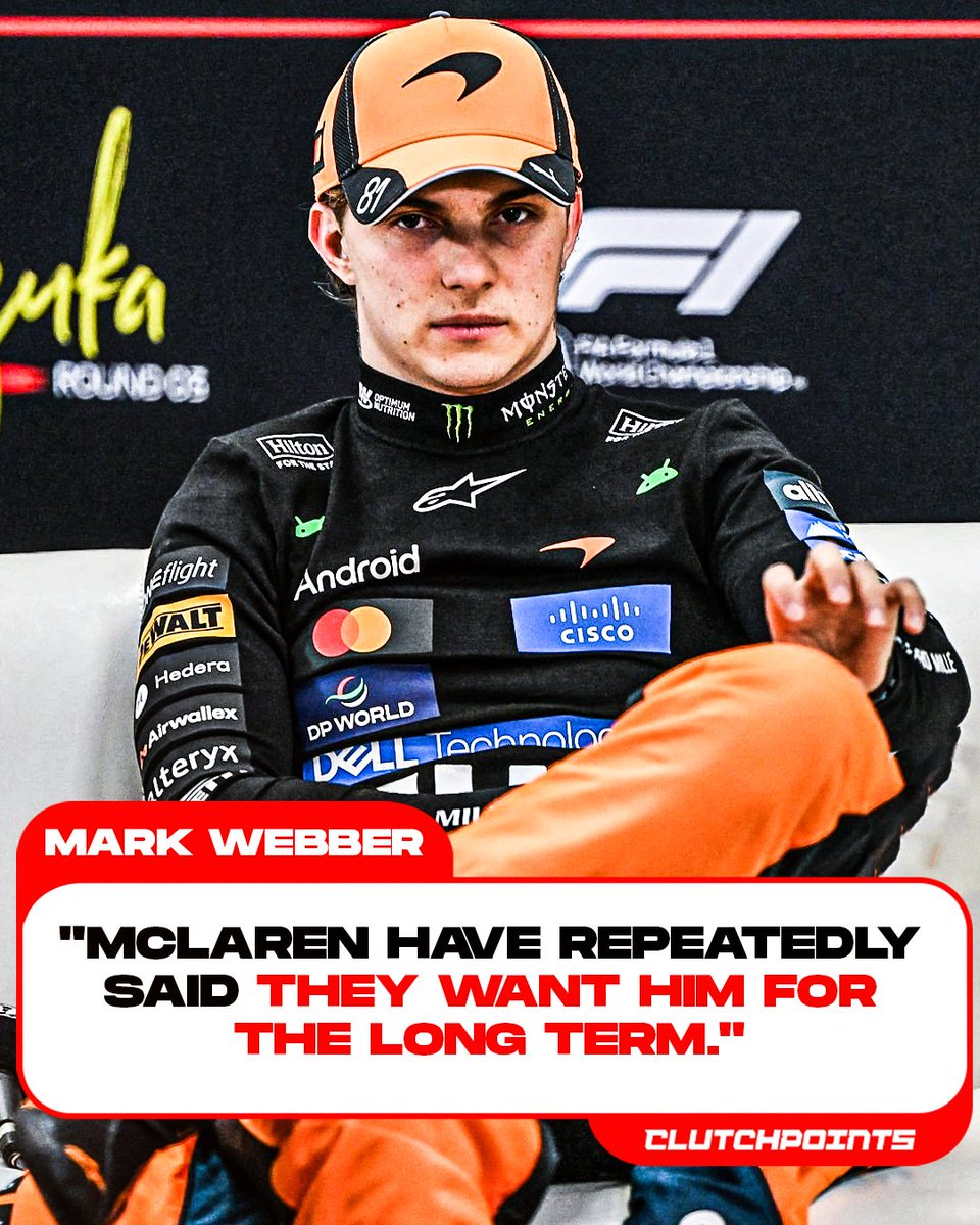 RacingOnCP's tweet photo. Oscar Piastri's manager, Mark Webber, has shut down the rumors.

"McLaren have repeatedly said they want him for the long term." https://t.co/eKFI6WSnpf