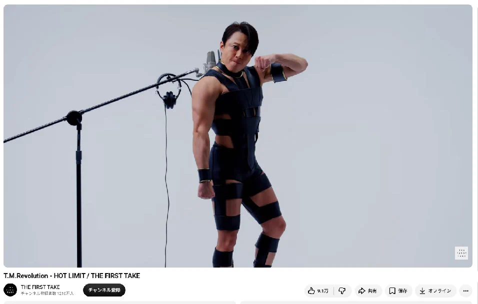 西川貴教「HOT LIMIT」THE FIRST TAKEで1819万再生突破