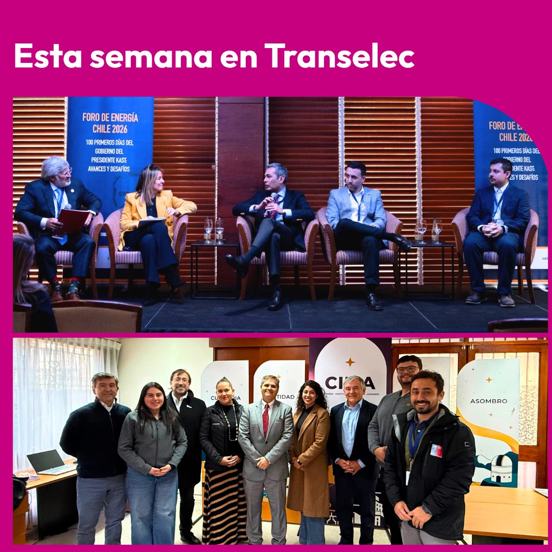 Transelec's tweet photo. Entérate de las noticias de esta semana en #Transelec:

🧵⬇️ https://t.co/Pmi1BLJF4Q