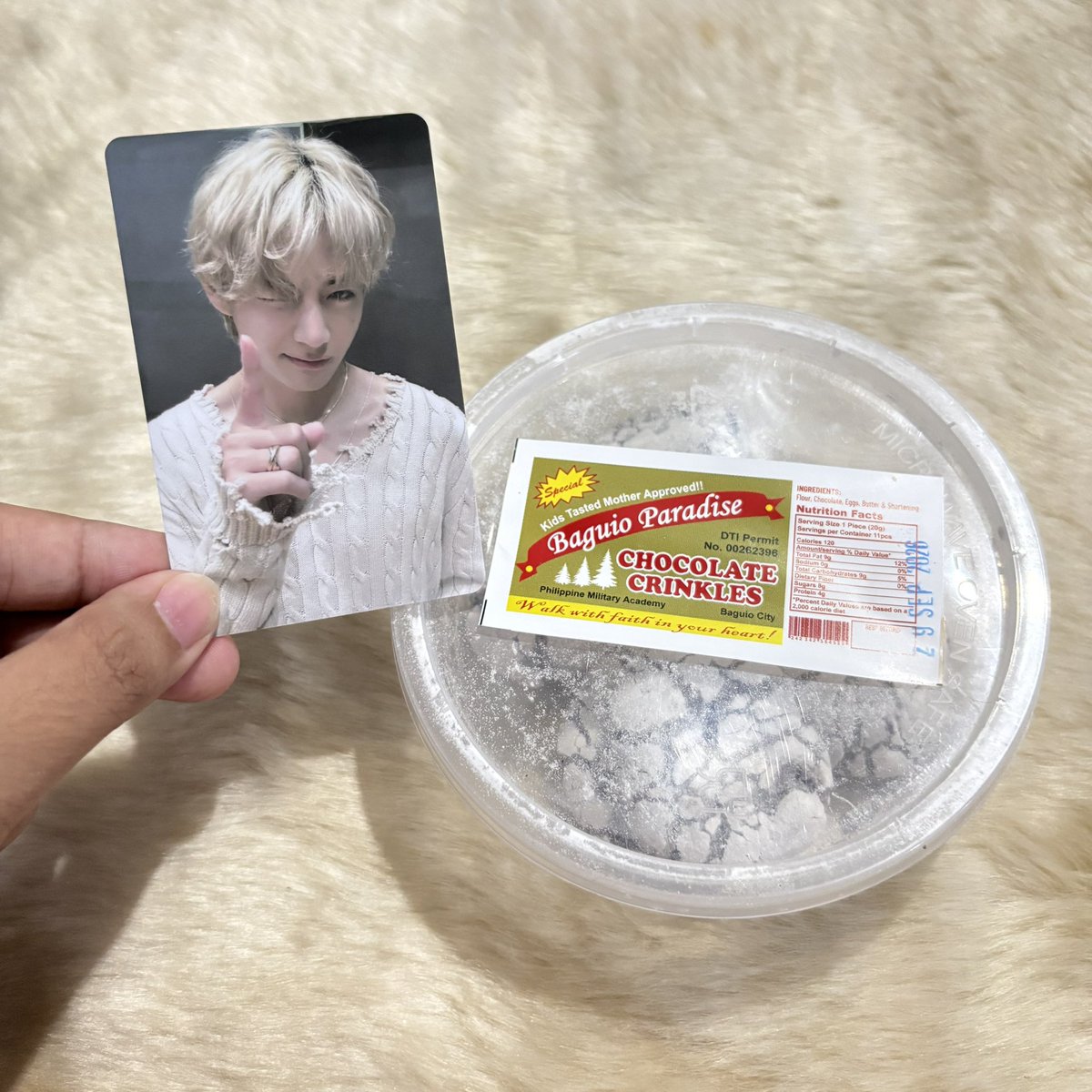 jkvmails's tweet photo. . ࣪˖⋆ #jkvmails from @kthvanteee 💌

thank you so much ulit kylie for taehyung wink pc! rest assured that i'll treasure this forever. i appreciate the smol gift from baguio too. ^^

tysm also @_heysnow for mentioning me &amp; @kylieami_ for helping me claim tete. 🙇🏻‍♀️

— #kthfeedbacks https://t.co/zSQdZnXJuf