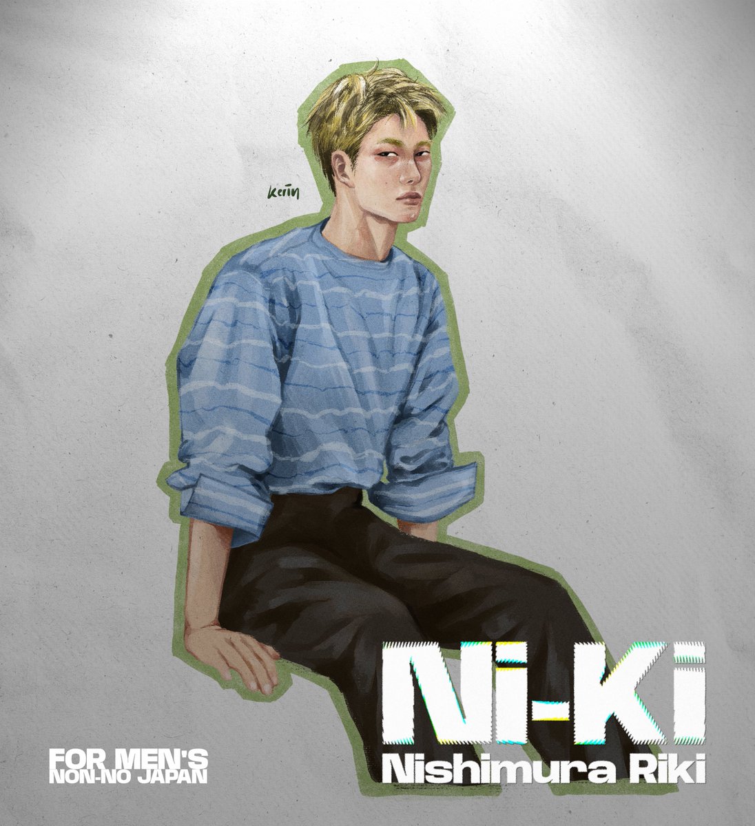 seker1nshot's tweet photo. Ni-Ki in Prada for Men's Non-No Japan 2026 August-September Issue. 

#ni_ki #ENHYPEN #fanart https://t.co/c3CB08wobh