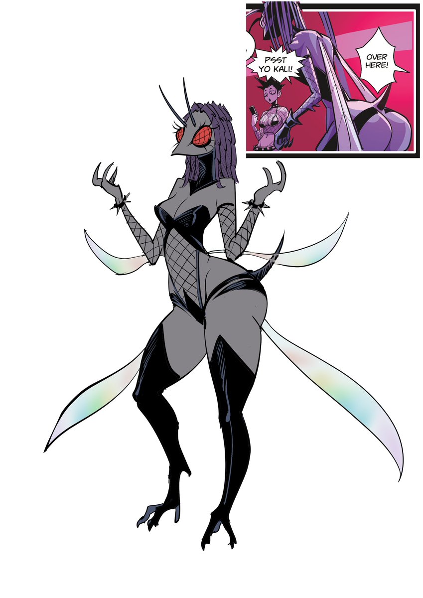 BigDumSirk's tweet photo. BTGGfotM background character buggirl with fat dumper from issue 5 https://t.co/gJKWw5l7QM