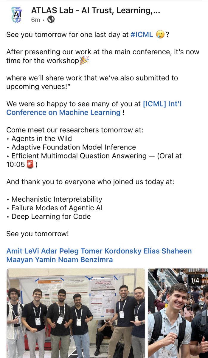 Amit LeVi ✈️ ICML2026 tweet media