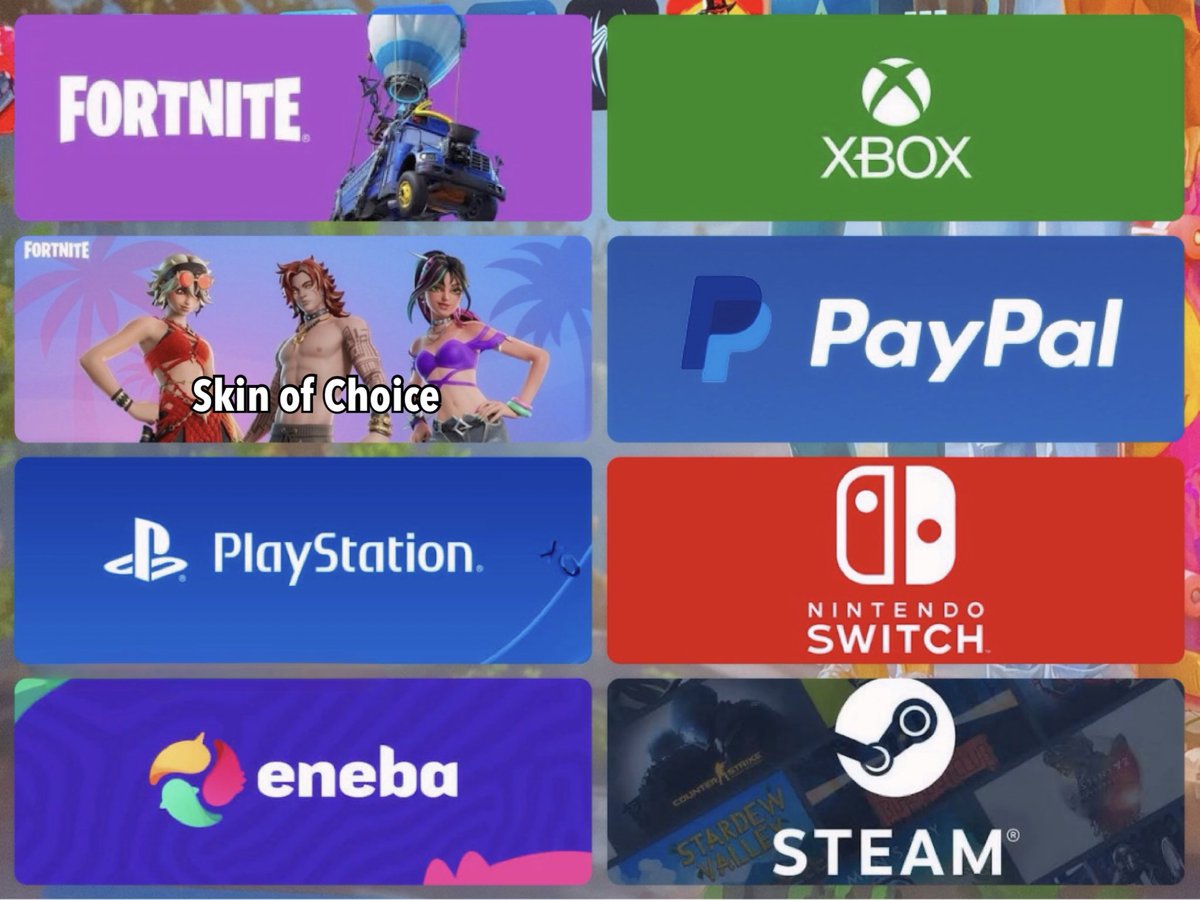 emyan77's tweet photo. 🩵 Skin of Choice or $25 gift card 🎁

🏆 Two winners 🥳

To Enter:
🩷 + 🔁 + Follow me :)
Reply what you want 💬
Tag your friends 👥

Ends Sun⏳ Good Luck 🤍 https://t.co/iODZ8Q9sB4