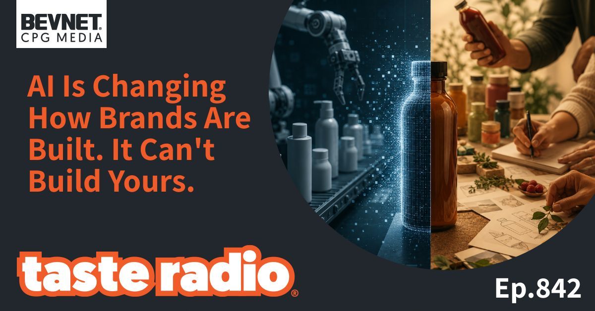 tasteradio's tweet photo. AI is reshaping product discovery—but it can’t build your brand for you 🤖 On Taste Radio, the team breaks down AI’s limits, a proposed protein labeling lawsuit, and why founders must think beyond niche audiences to win mainstream consumers 🎙️  
https://t.co/RexAferk45 https://t.co/guMmvjlYmO