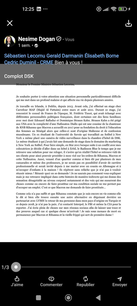 NesimeDogan1's tweet photo. @PoliceNationale @EmmanuelMacron mes 38 milliards d'euros ! @CIA @INTERPOL_HQ https://t.co/9bjb3WjJFn