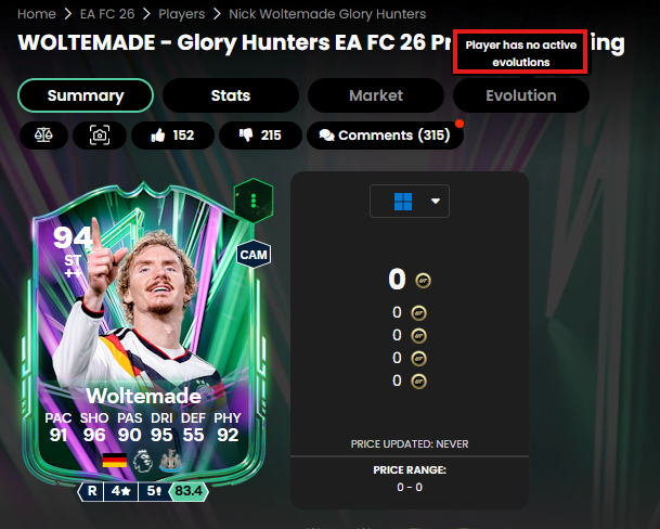 asitsounds_'s tweet photo. @accordingtosk__ @JuniorSintress Thanks mate. Checked futbin few moments ago, didn't see any active evo for this card https://t.co/4cftMpq4x8
