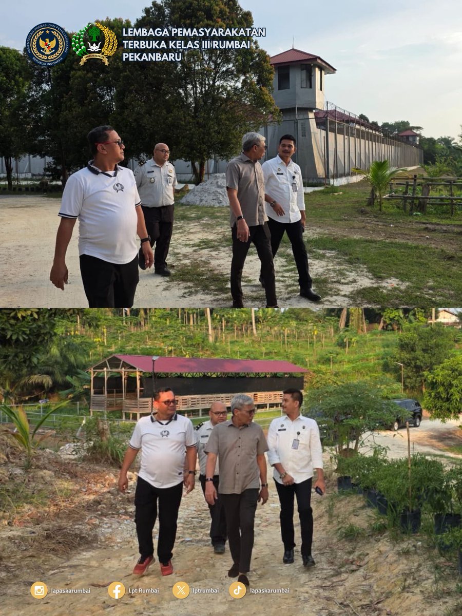 lptrumbai's tweet photo. Kakanwil Ditjenpas Riau Bersama Anggota Komisi XIII DPR RI Tinjau Program Ketahanan Pangan di Rutan Pekanbaru https://t.co/FKrMsGMqh8