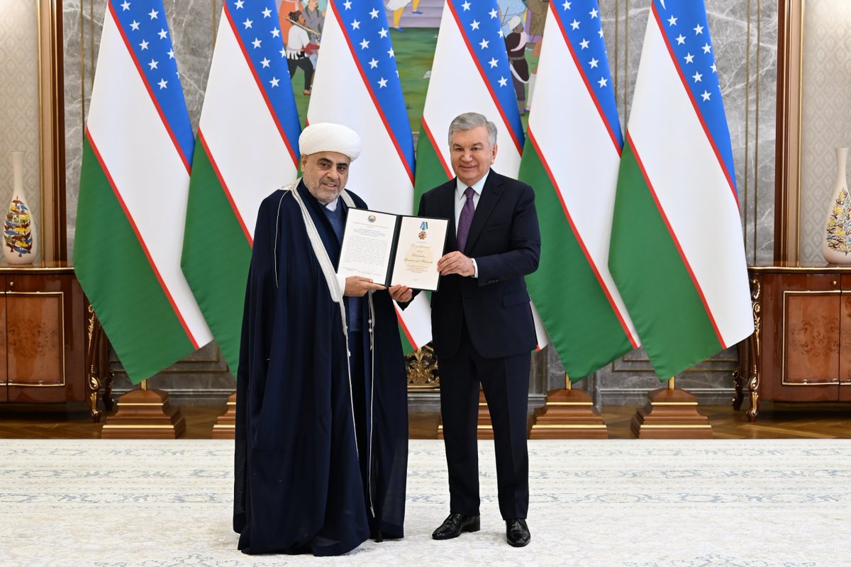 Shavkat Mirziyoyev's Press-service tweet media