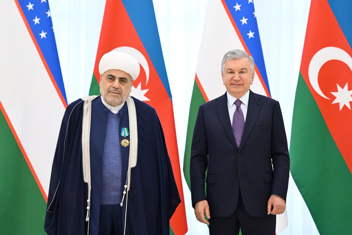 Shavkat Mirziyoyev's Press-service tweet media