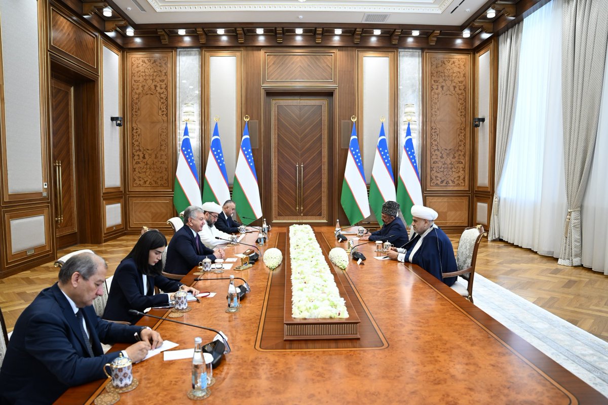 Shavkat Mirziyoyev's Press-service tweet media