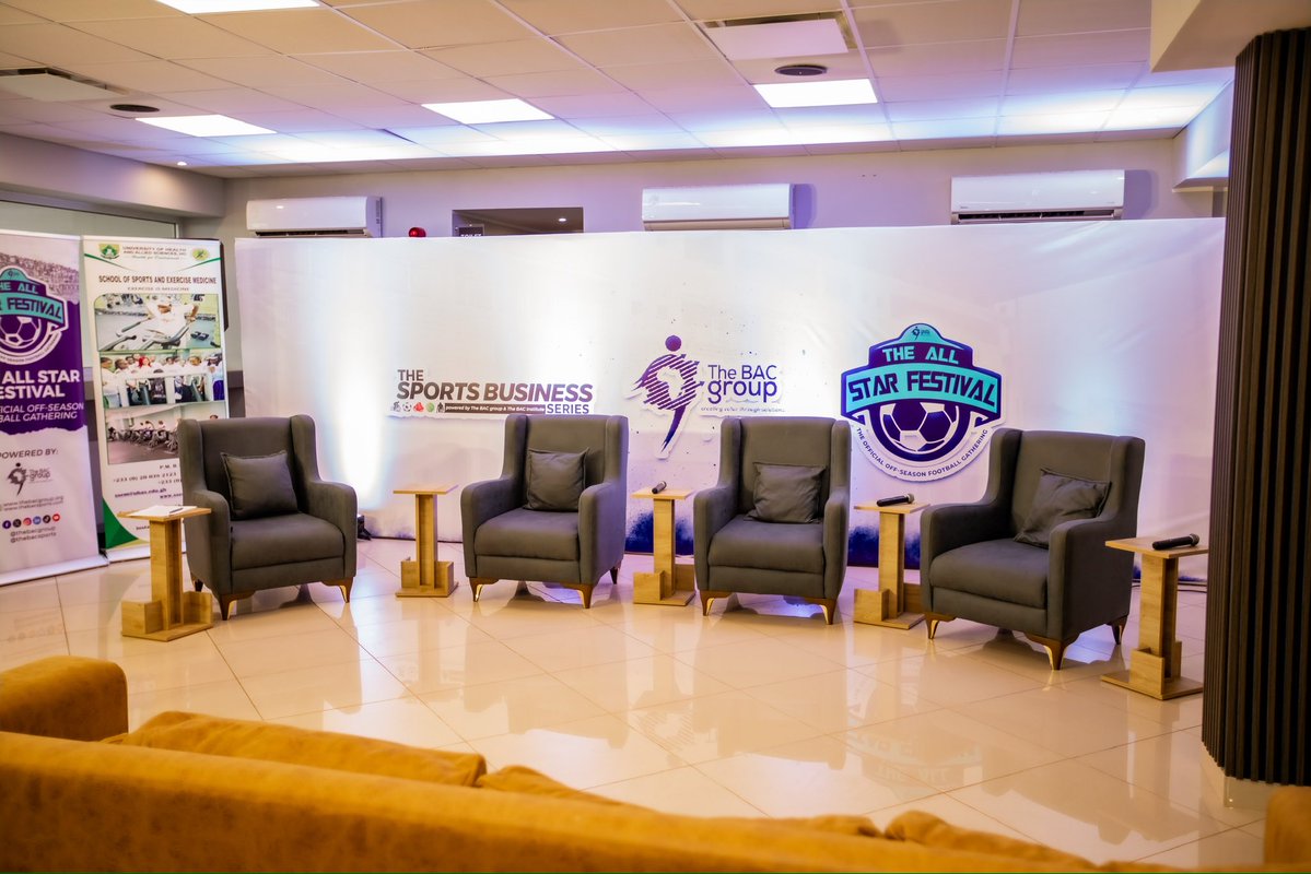 ablorh_flora's tweet photo. The stage is set for the ASF 26 Sports Business Series!🤩 https://t.co/EZzibtEslK
