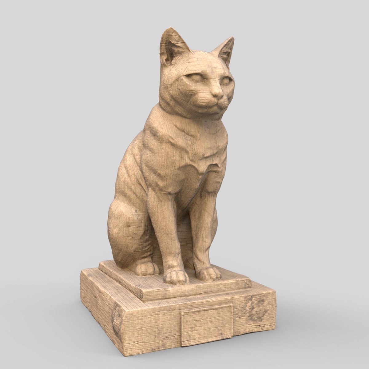 ren0713b3's tweet photo. vrchat向けに、猫の像販売しました。
#VRchat #booth ＃blender https://t.co/qMcFZXrFEd