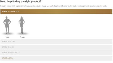 LAMuscle's tweet photo. Need help finding the right product? 
- If you are unsure which supplement is for you, use the exclusive 4 stage LA Muscle Supplement Selector to give you the best supplements to suit your specific needs.  
https://t.co/09M6AeGSX6 https://t.co/Xj1Sn51P3x