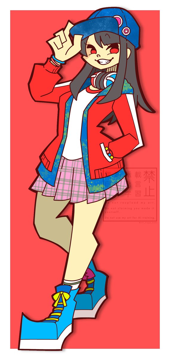 女の子リク絵スト】 ニコちゃんを描かせていただきましたぁ