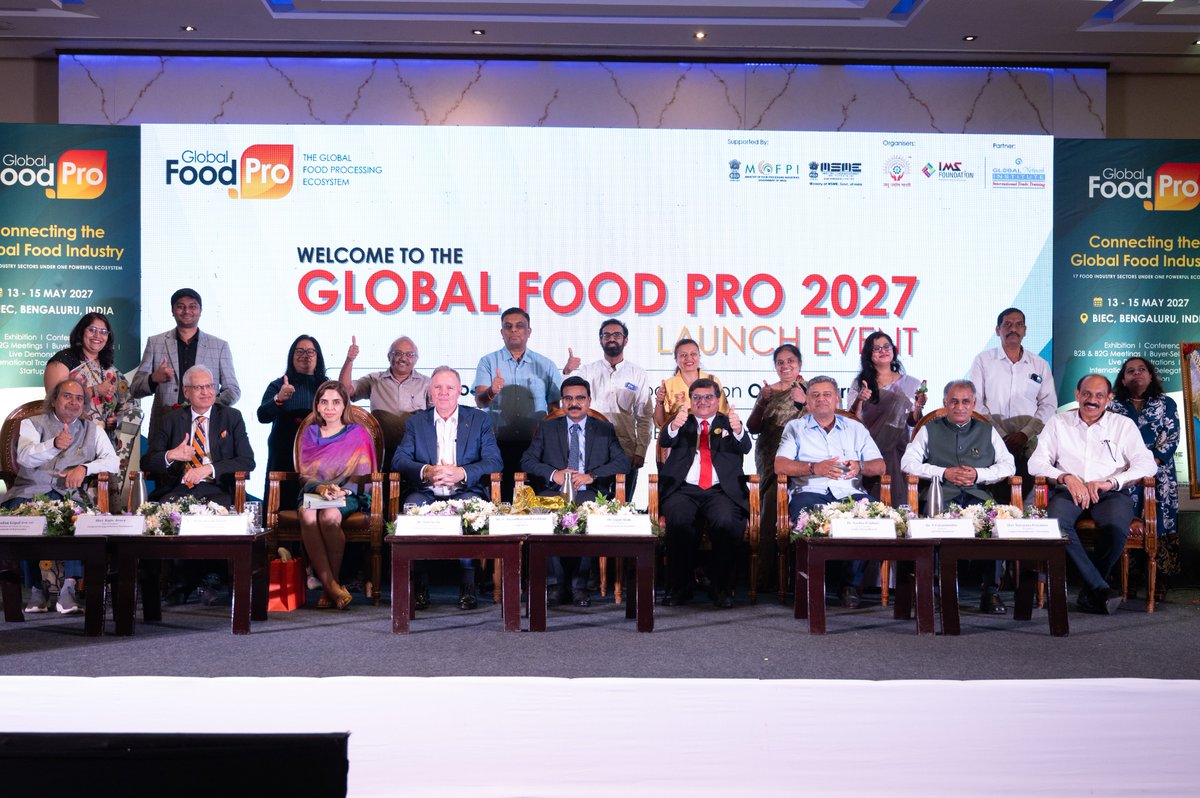globalfoodpro_'s tweet photo. Meet the confirmed exhibitors of Global Food Pro 2027.
We are delighted to have these industry businesses on board as part of a growing platform bringing the food industry together under one roof.
📅 13–15 May 2027 | BIEC, Bengaluru

#GlobalFoodPro2027 #ConfirmedExhibitors https://t.co/GZGe2pU8gc