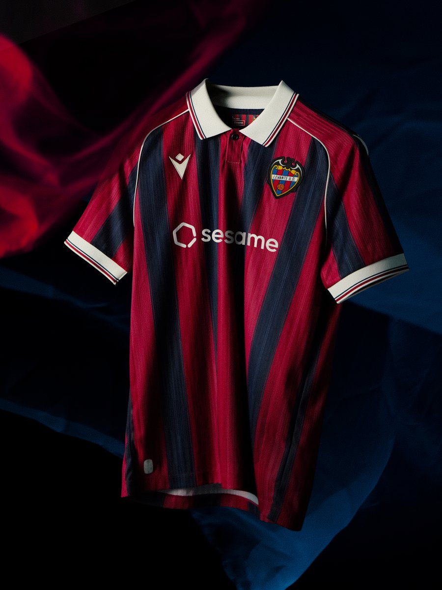 MacronSports's tweet photo. Unveiling the new @LevanteUD Home Kit for the 2026/27 season.

Read more: https://t.co/EiYBJxW9Qv
Shop now: https://t.co/eisiZEFdRS

#FashionInSport #BecomeYourOwnHero https://t.co/QnSoDukOvM