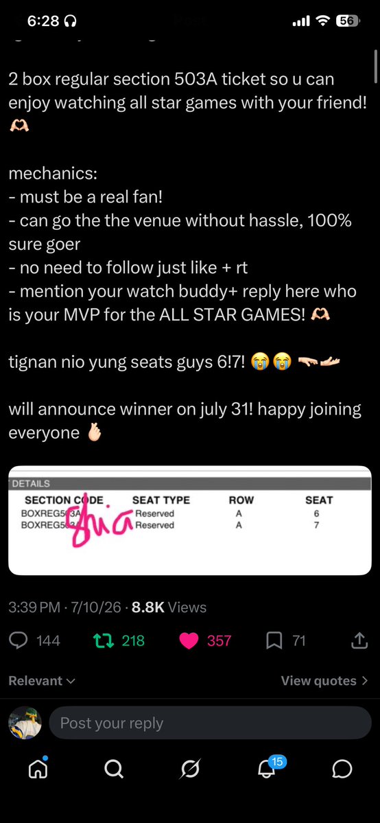 lovelywrote's tweet photo. @heeshia PLS NAGMAMAKAAWA AKO NUNG NASA WEBSITE NAKO SOLD OUT LAHAT:((( I WANT TO SEE JOSSGAWIN PO!! https://t.co/VQBkGluT1S