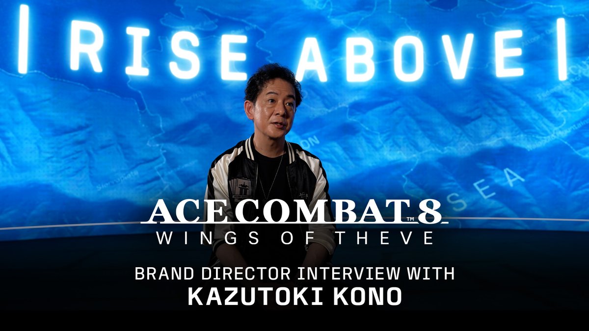 BandaiNamcoSEA's tweet photo. We sat down with the man behind the Strangereal skies – Ace Combat series Brand Director Kazutoki Kono – to answer some of the community’s burning questions about ACE COMBAT 8.
Watch the Interview here: https://t.co/6clKRDuSoo
#ACECOMBAT8 #WingsOfTheve https://t.co/nkUH68HFvH