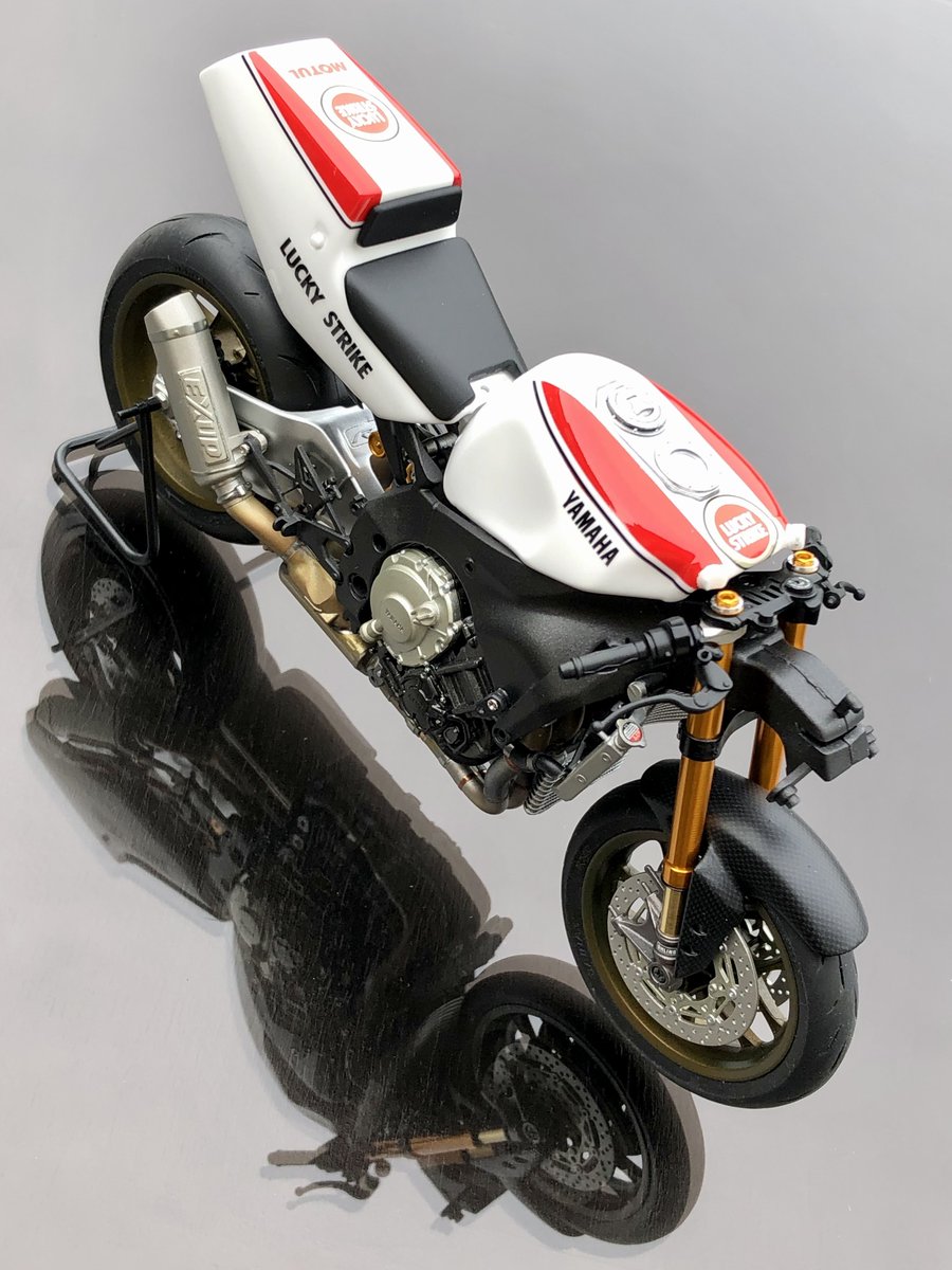 Fukulou318's tweet photo. #めちゃカッコイイんです

FZR-R1M
” OW 01 “ REMAGINED

タイヤ・ホイールを
取り付けました～✨😚

めっさカックイイ✨🥳💕

 #タミヤ
 #ヤマハ
 #みんなのハイアングル見せて https://t.co/aP1FLACvvJ