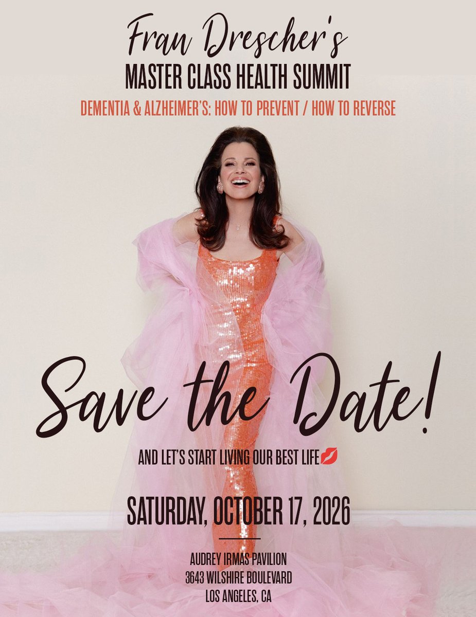 cancerschmancer's tweet photo. The event you’ve been waiting for is coming! Mark your calendar and see you in October! #frandreschershealthsummit #alzheimers #brainhealth #caregiver #empowered https://t.co/fCJdvvIv6F