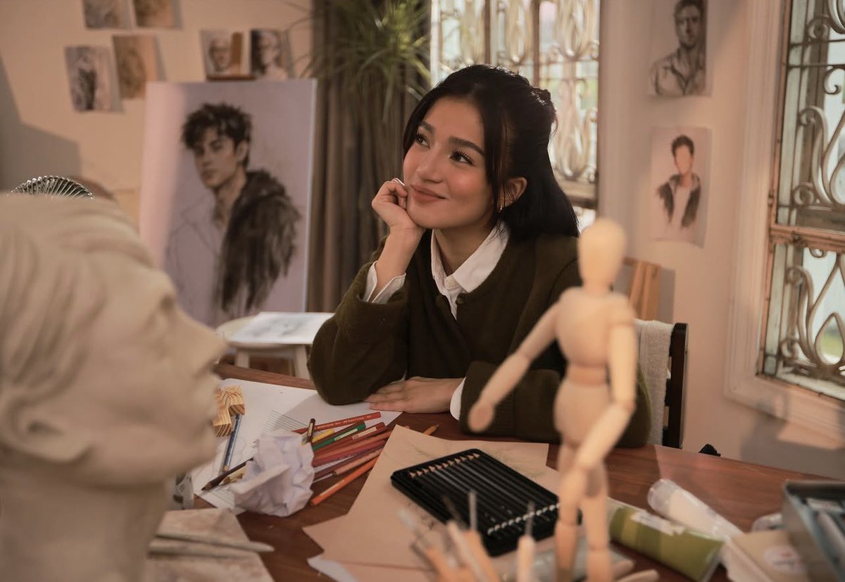 donbellechemy's tweet photo. when the artist is also a muse 🤍 #bellemariano https://t.co/eX02kbmPq6