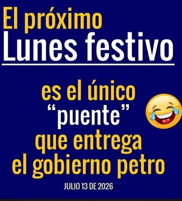 wiotre's tweet photo. @Santiagodu107 @petrogustavo POSITIVO PARA petrista...

petro EL PEOR PRESIDENTE DE LOS ÚLTIMOS 200 AÑOS..

EL GOBIERNO DE LOS INEPTOS E IRRESPONSABLES..

DESAPARECIO LAS EPS QUÉ INTERVINO..

EL JUEGO DEL CONGELADO 

LO BUENO DE petro..ES QUE EL 6 DE AGOSTO SE VA....

CHAO petro 
petro CHAO https://t.co/LpNwOmQQ9A