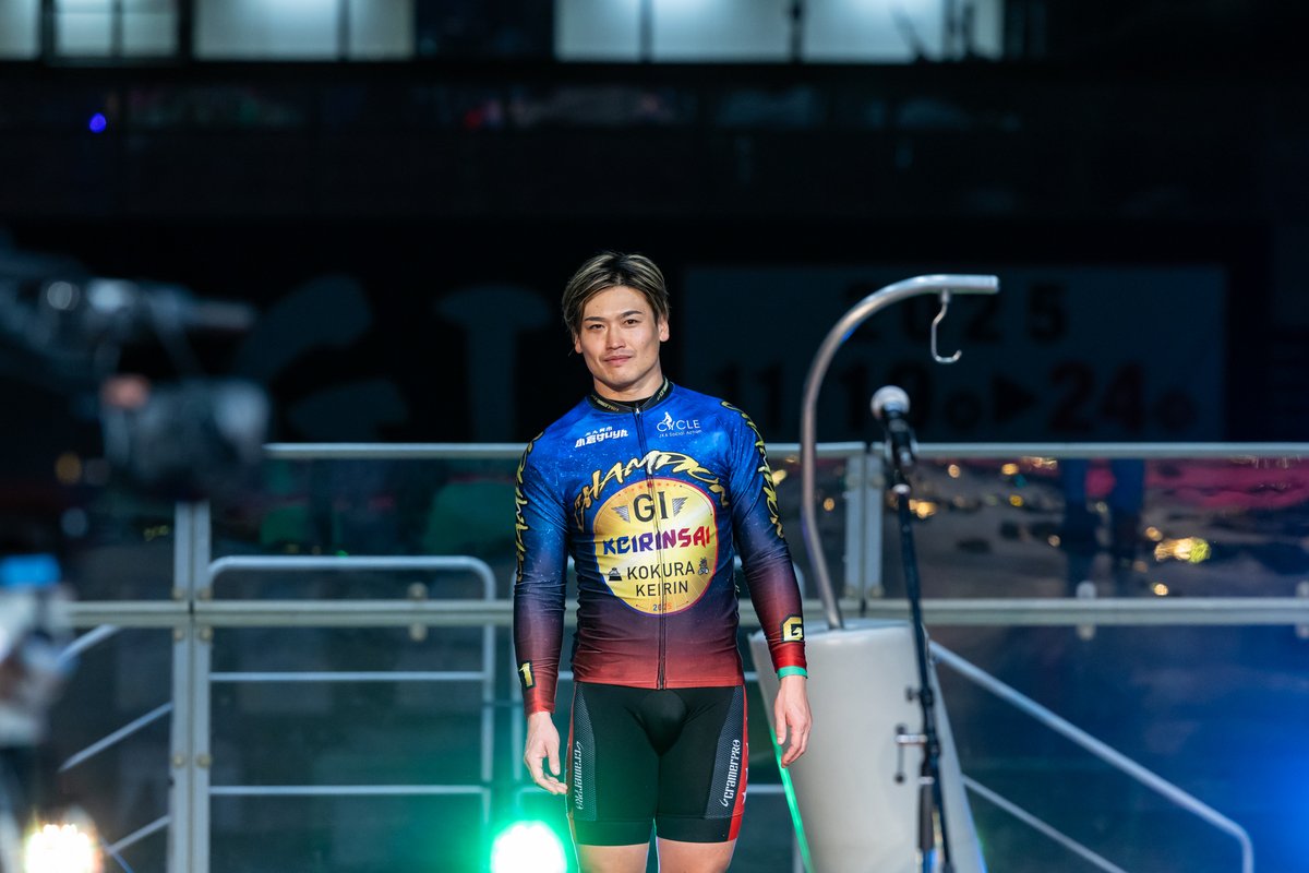 netkeirin's tweet photo. 【#オールスター競輪⭐️】
オリオン賞出場選手の秘蔵写真を公開🥰
🌠ファン投票17位　阿部拓真選手🌠

📸撮影:北山宏一 https://t.co/ORE0M7c6Vr