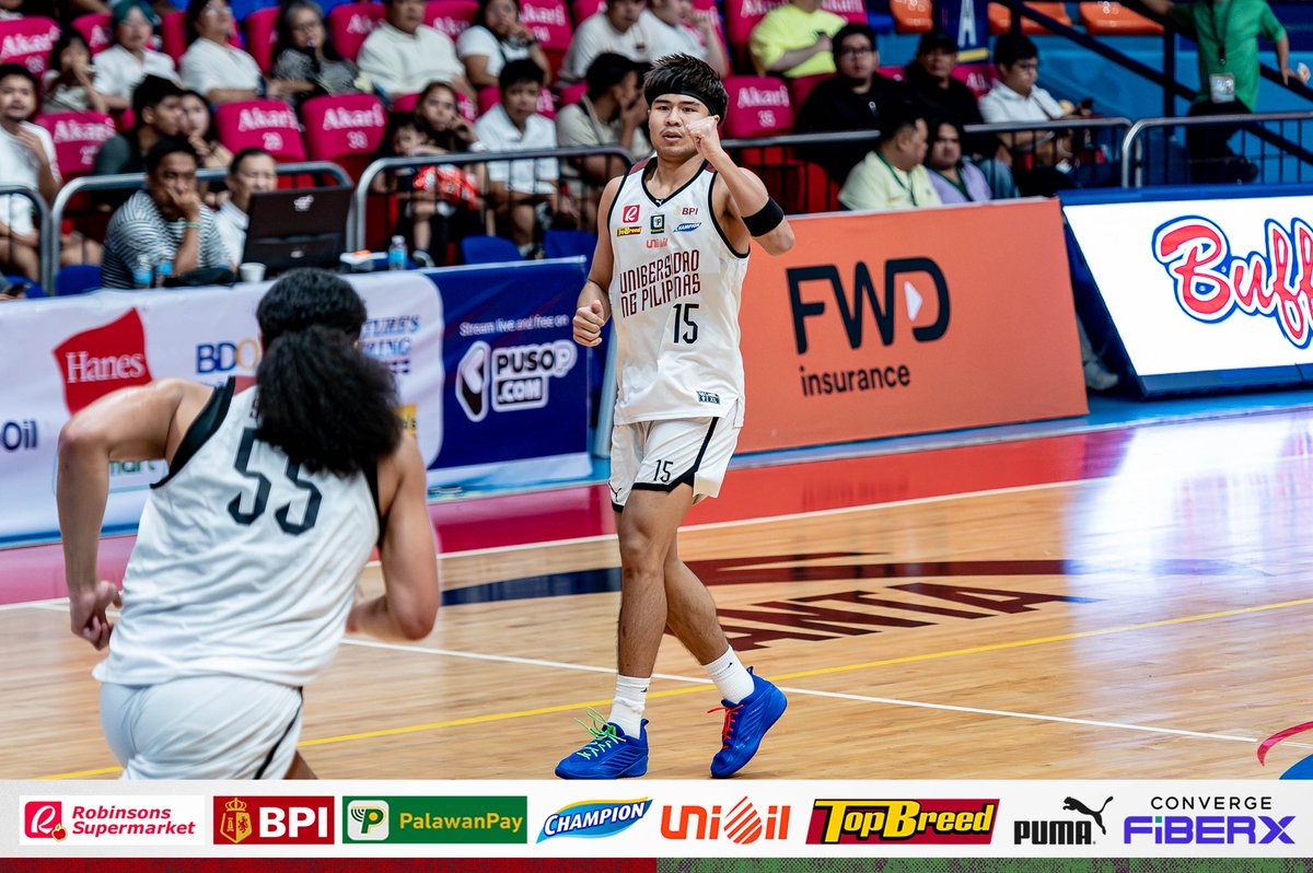 upmbt's tweet photo. CARDIAC MAROONS π©Ί
IN PHOTOS: In vintage maroon fashion, the UP Fighting Maroons eked out a 67-64 escape act over the Mapua Cardinals to punch a semifinals ticket in the 19th FilOil EcoOil Preseason Cup at the FilOil EcoOil Centre.
#UPFight #nowheretogobutUP https://t.co/8cEPJDhGhK