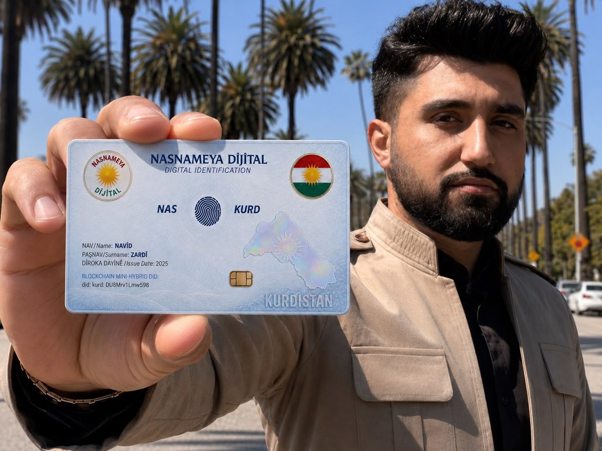 rojtevkurdi's tweet photo. Em "nasnameya dîjîtal a kurdî" a hunermendê navdar Navîd Zardî pîroz dikin û serkeftinê jê re dixwazin.

@ZardiNavid 

https://t.co/BpHYDtLRiQ 

#Kurdistan #digitalID #nasKURD #Kurdî #kurdish #soranî https://t.co/J30R1mr4RF