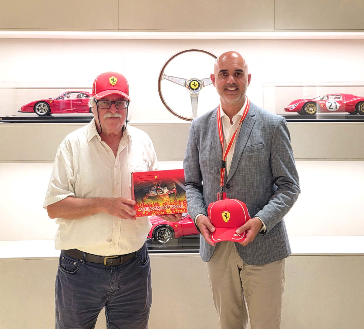 AleAllocca's tweet photo. Forza Ferrari! Ricevere il Welcome Kit ufficiale 2026 della Scuderia Ferrari Club @SFerrariClub  è sempre un grande onore e privilegio.

Grazie allo Scuderia Ferrari Club London - UK e al suo presidente Gianni Ferrari per questo omaggio in qualità di socio onorario.

(continua) https://t.co/ERA0QqdF3N