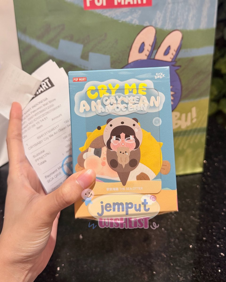 jemputwishlist's tweet photo. wts / want to sell
pop mart crybaby cry me an ocean secret
🤎 the sea otter 🦦
dm for price &amp; details

bisa co 🍊 exc adm, 📍sby https://t.co/6zZ4FtaKsd