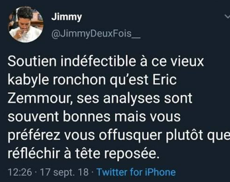 KARATE_CHIN2IS's tweet photo. Ta gueule grosse pute 😂😂 https://t.co/SR1173nnS4