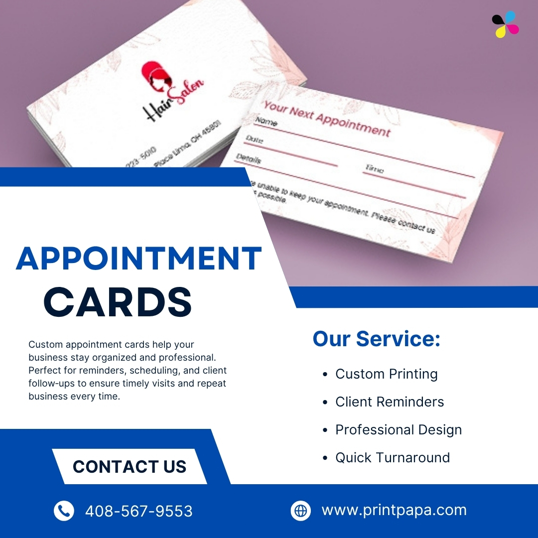 printpapa's tweet photo. Stay on top of your schedule with custom appointment cards from PrintPapa. Perfect for client follow-ups, reminders, and professional business organization.
Order Now: https://t.co/cIAZzbD0uF
#AppointmentCards #CustomPrinting #PrintPapa https://t.co/Cg0EEkvk7S