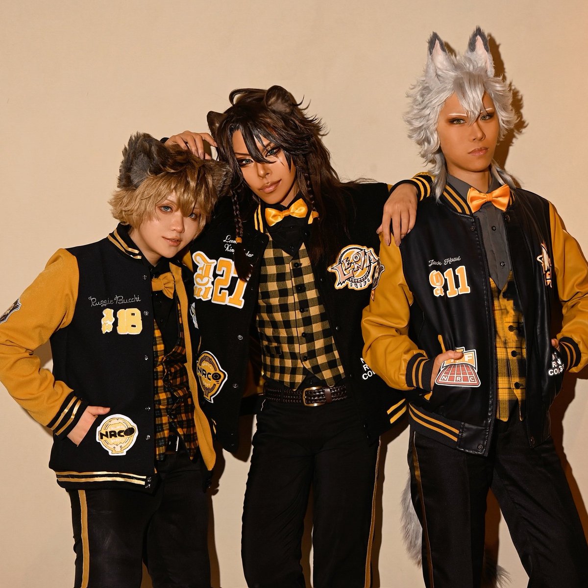 posse0214's tweet photo. twst cos

𝐔𝐧𝐢𝐨𝐧 𝐁𝐢𝐫𝐭𝐡𝐝𝐚𝐲💛

🦁（@666zikill ）
🐺（@rico_m2_5 ）
p.ゆか（@osi_satueisitai ） https://t.co/WC49vpbZ6b