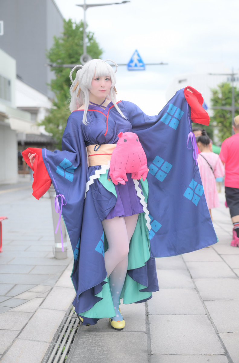 Raimogumogu's tweet photo. Cosplay 

超かぐや姫！

月見ヤチヨ

📷　@chef_Mitani 

#コスライ https://t.co/68yzyCUTsw