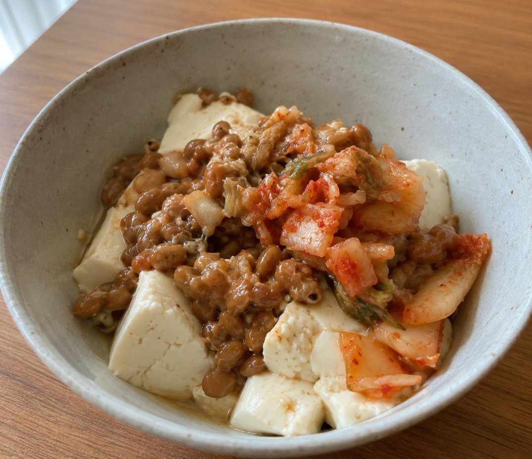 ovldjp's tweet photo. 豆腐、納豆、キムチ・・・
ダイエットの強い味方・・・！！

この2カ月はかなりこの食事に頼ってます😊 https://t.co/s2dPr3uvyB