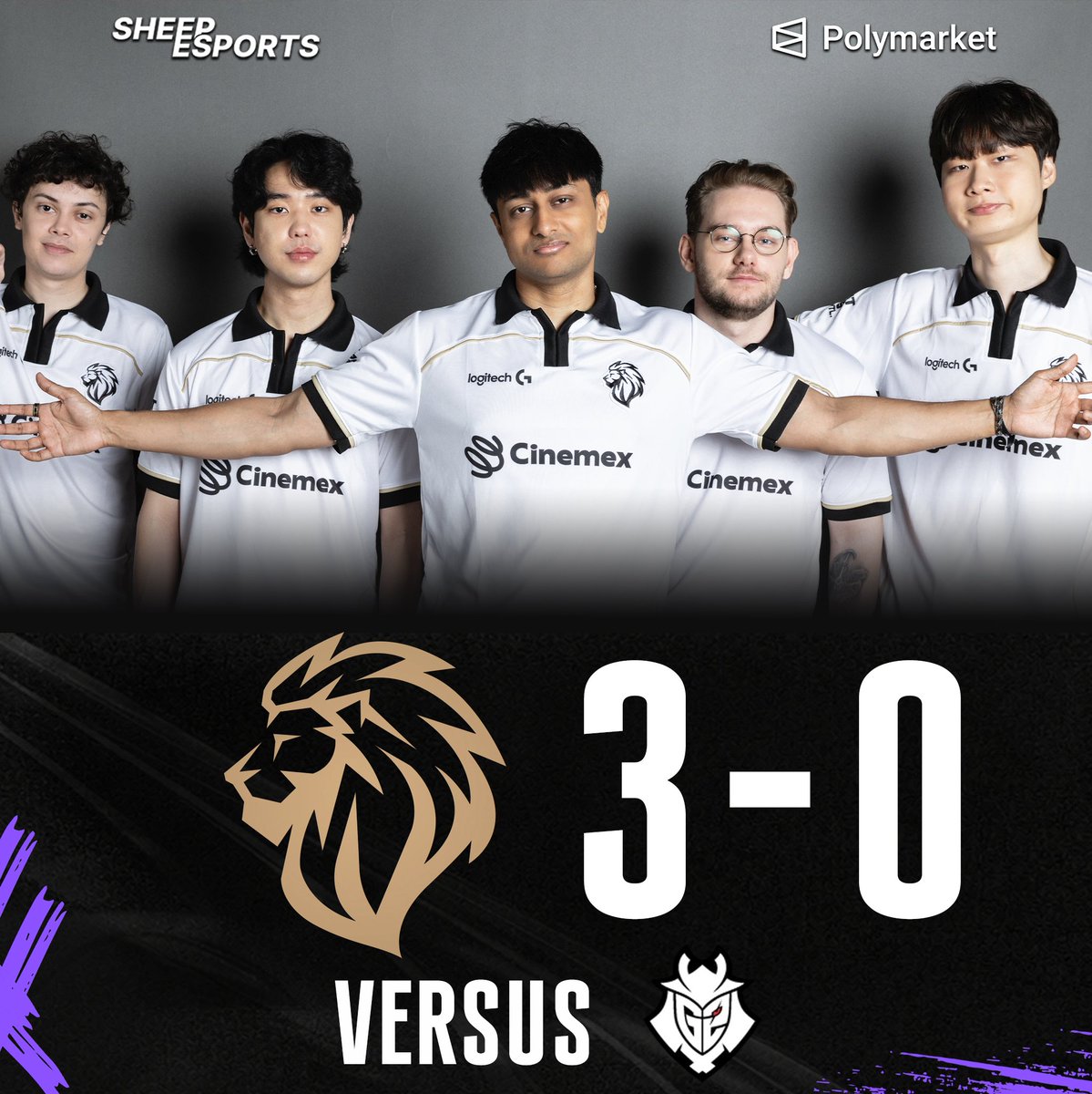 Sheep_Esports's tweet photo. UNEXPECTED

LYON 🇲🇽 SWEEP G2 ESPORTS 🇪🇺 3-0!

They advance to the MSI Loser Bracket Final against HLE! https://t.co/nWP8HWfYrD