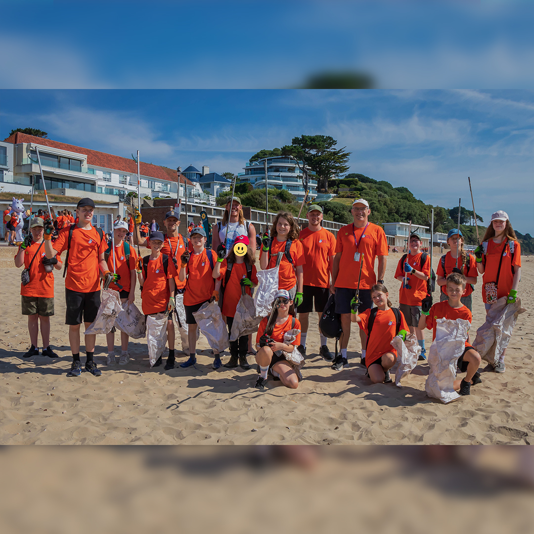 LytchettMinster's tweet photo. 👣 The sun shone brightly on Lytchett students as they completed the 9 kilometre Sandwalk—from Shore Road to Bournemouth Pier and back.  It was a very memorable day. It was lovely to see the students so happy as they walked along the prom in their bright orange Sandwalk t-shirts. https://t.co/84pVEZ95Mz