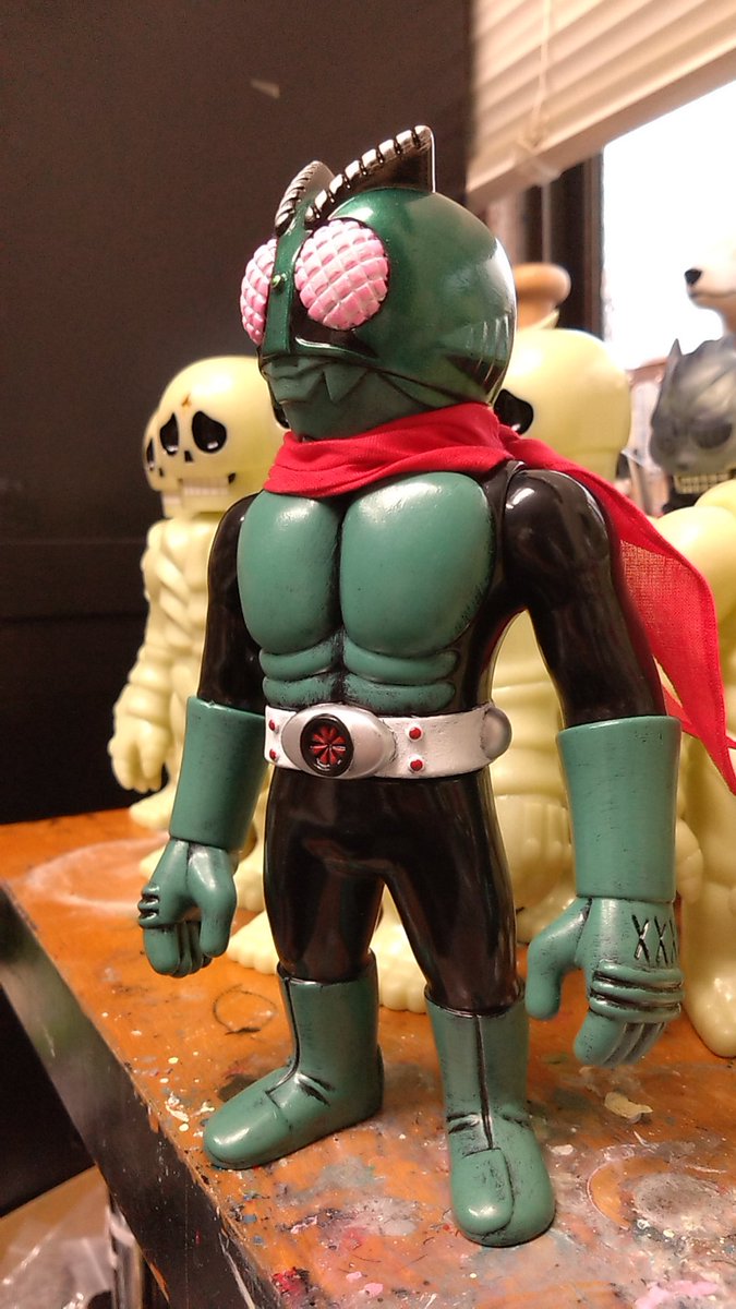 4921RHND's tweet photo. ©石森プロ・東映　　kamenRider55  真頭版　仮面ライダー　　　何者でもない俺が２３年掛かっちゃったけど、無事に発表出来ました⚡ https://t.co/CMH2wxXiWL