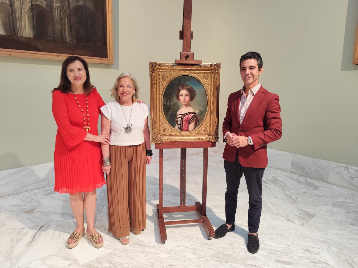 AmigosMUBAV's tweet photo. Gracias al apoyo de nuestros asociados y colaboradores, los @amigosMUBAV hemos adquirido y donado a nuestro querido Museo @GVAmubav, una nueva obra: “Retrato de Mercedes de Sessé y LLano”, de Federico de Madrazo y Kuntz. Orgullosos de nuestra labor cultural. https://t.co/ELL80aSqgl