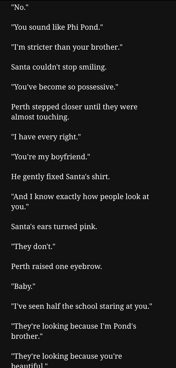 iamCathyPS's tweet photo. 🚨His in the Dark - Chapter 28 update:

Me imagining Perth being ridiculously strict about what Santa is and isn't allowed to wear. 🤭🖤🤍

#PerthSanta #PerthSantaFanfic https://t.co/9PL3AuYqfx