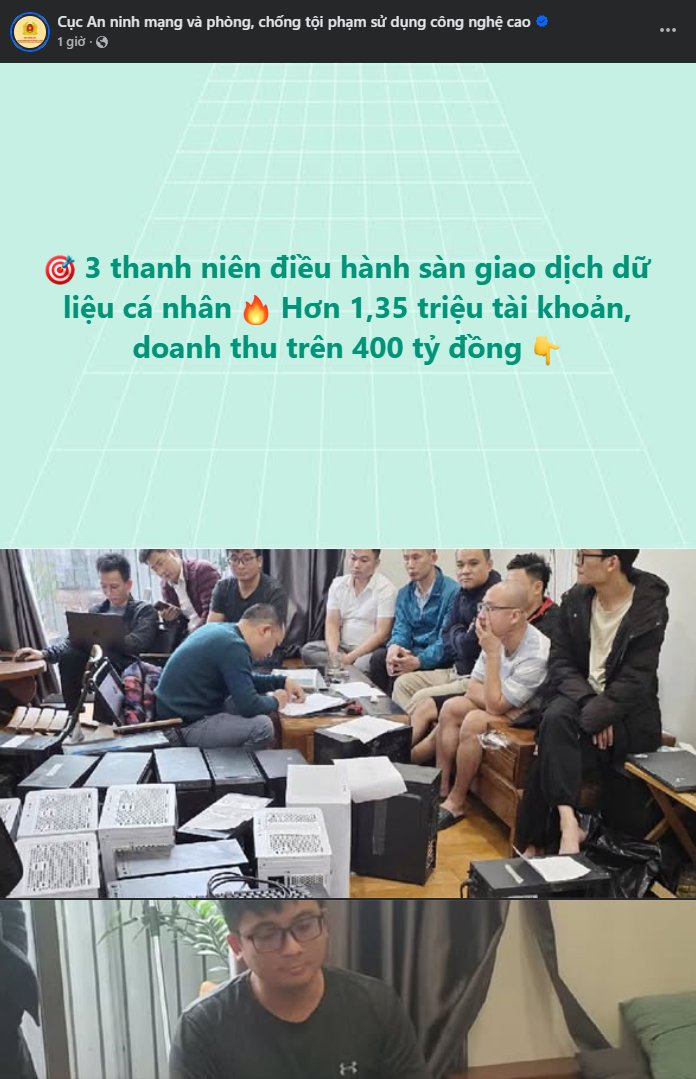 diepgemdrop's tweet photo. CEO 9X VÀ DOANH THU 400 TỶ TỪ "CHỢ ĐEN" MMO: KHI THIÊN TÀI ĐI SAI ĐƯỜNG! 🚨

Sinh năm 1992, trong khi nhiều người còn đang loay hoay với cơm áo gạo tiền thì Đào Quang Huy đã là "vua một cõi" với doanh thu hơn 400 tỷ đồng từ website Taphoammo. Nhưng tiền nhiều để làm gì khi mới đây, Công an TP. Hà Nội đã chính thức khởi tố Huy cùng 2 đồng phạm?

Nhìn vào "profile" của Taphoammo mà ai cũng phải choáng váng:

Hơn 1,35 triệu tài khoản đăng ký.

53 triệu lượt giao dịch thành công.

Gom đủ combo: Bán dữ liệu cá nhân + Acc mạng xã hội + Tool xác thực.

Cơ quan điều tra làm rõ, đây chính là "nguồn tài nguyên" béo bở nuôi sống các ổ nhóm lừa đảo mạng. "Chợ" đã sập, và điều khiến dân tình hoang mang nhất lúc này là số phận của các đại lý, "cá mập" chuyên đổ sỉ data trên này. Quả này thì mấy ông ôm hàng, bán clone chắc đang mất ăn mất ngủ, chuẩn bị tinh thần "lên phường" uống nước chè rồi! 👀