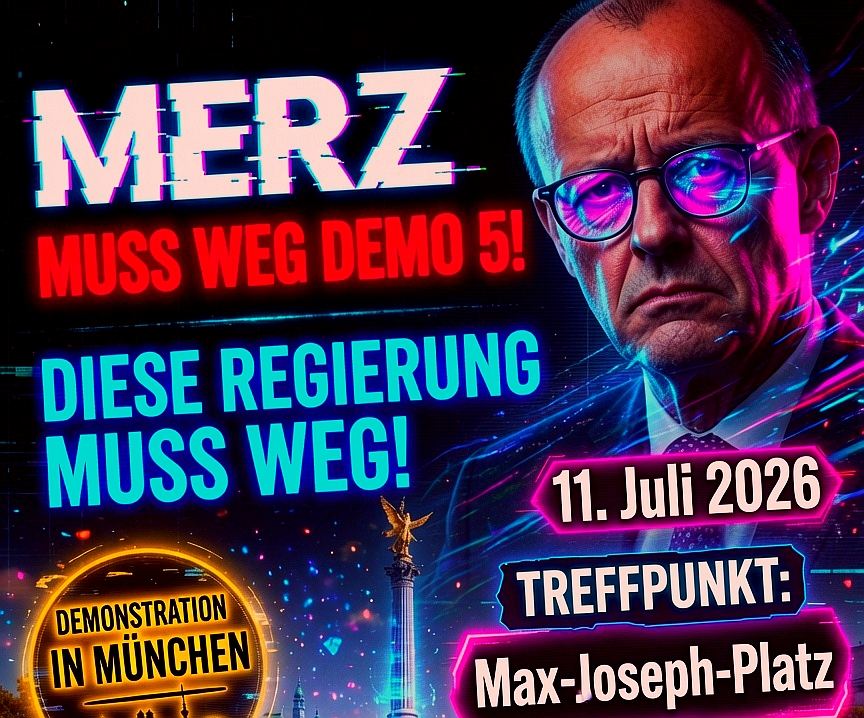 BockwurstClown's tweet photo. 🚨🚨🚨ES GIBT KEIN ZURÜCK MEHR🚔🚔🚔
🟦🟦🟦🟦🟦🟦🟦🟦🟪🟪🟪🟪🟪🟪🟪
DIE RIESIGE MERZ-MUSS-WEG-DEMO5 in MÜNCHEN
SAMSTAG
11.JULI 2026
14:00
MAX-JOSEPH-PLATZ
🟦🟦🟦🟦🟦🟦🟪🟪🟪🟪🟪🟪🟪🟪🟪
#Erlangen #Regensburg #Fürth #Würzburg #Spahn https://t.co/0BJvB0W2wu